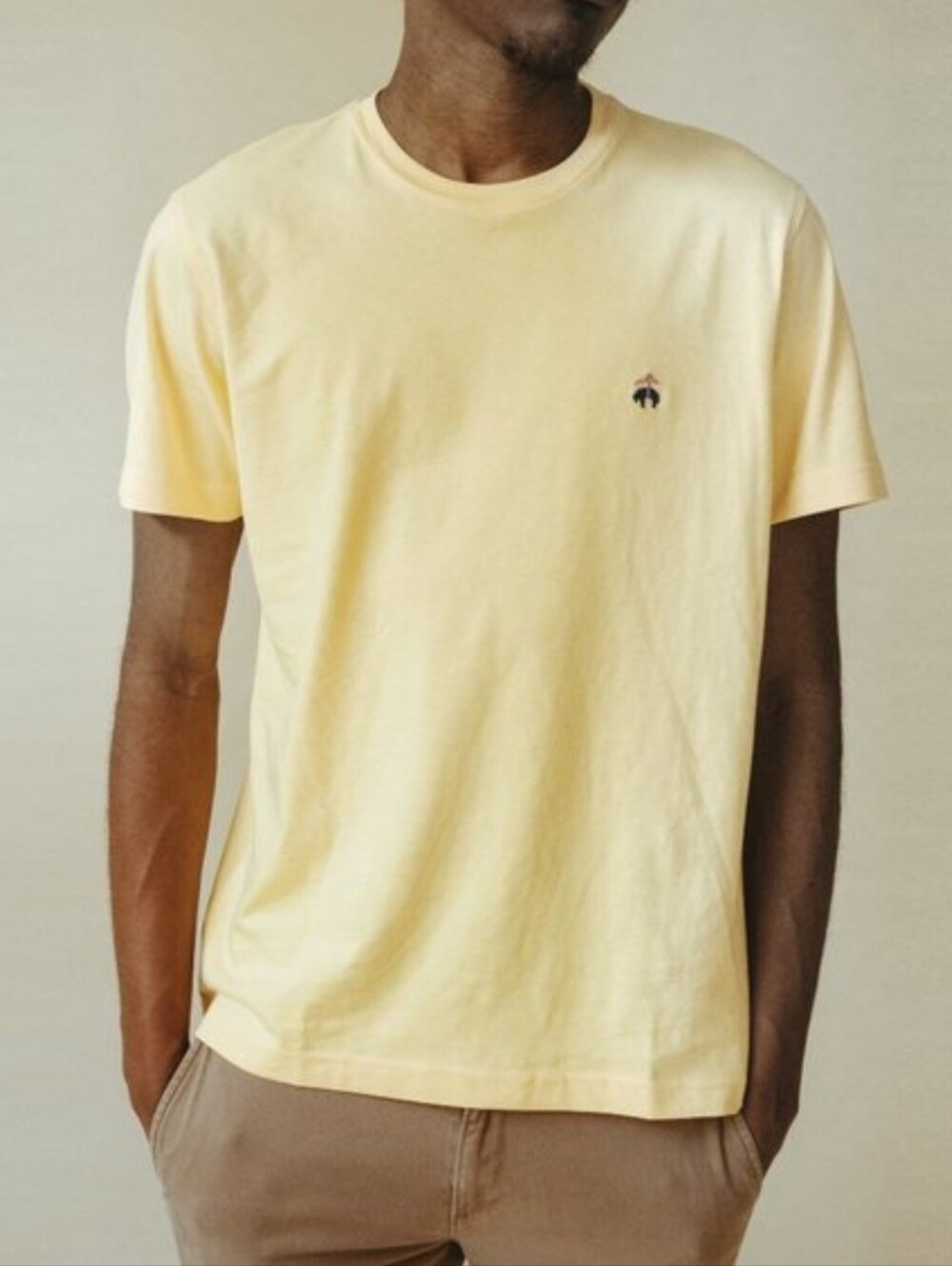 Brooks Brothers Yellow Crewneck Tee